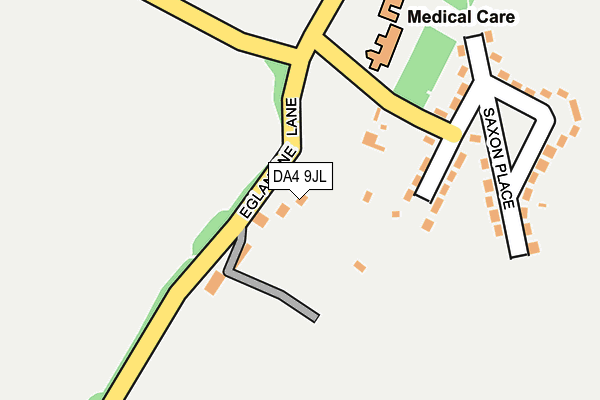 DA4 9JL map - OS OpenMap – Local (Ordnance Survey)