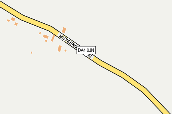 DA4 9JN map - OS OpenMap – Local (Ordnance Survey)