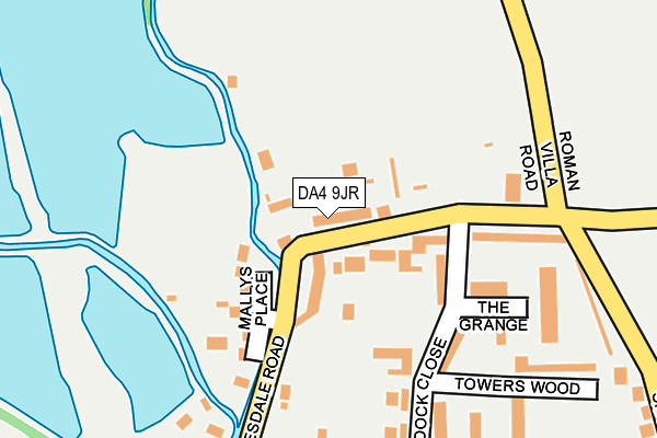 DA4 9JR map - OS OpenMap – Local (Ordnance Survey)