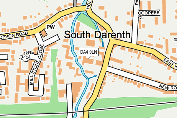 DA4 9LN map - OS OpenMap – Local (Ordnance Survey)
