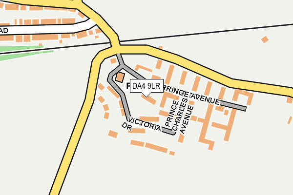 DA4 9LR map - OS OpenMap – Local (Ordnance Survey)