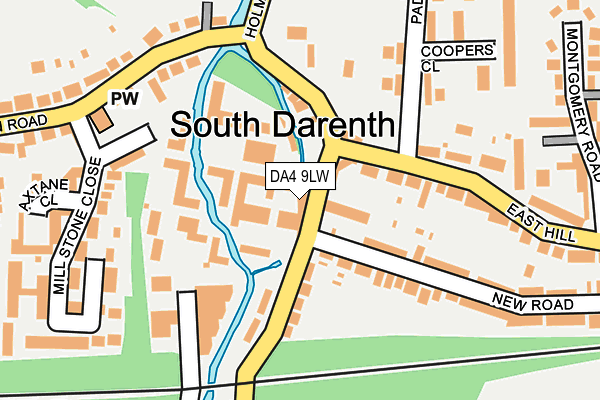 DA4 9LW map - OS OpenMap – Local (Ordnance Survey)