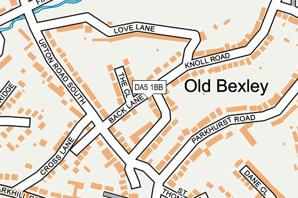 DA5 1BB map - OS OpenMap – Local (Ordnance Survey)