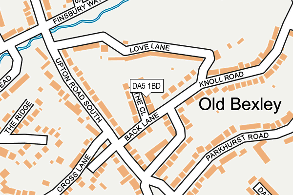 DA5 1BD map - OS OpenMap – Local (Ordnance Survey)