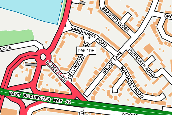 DA5 1DH map - OS OpenMap – Local (Ordnance Survey)