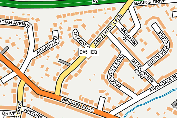 DA5 1EQ map - OS OpenMap – Local (Ordnance Survey)