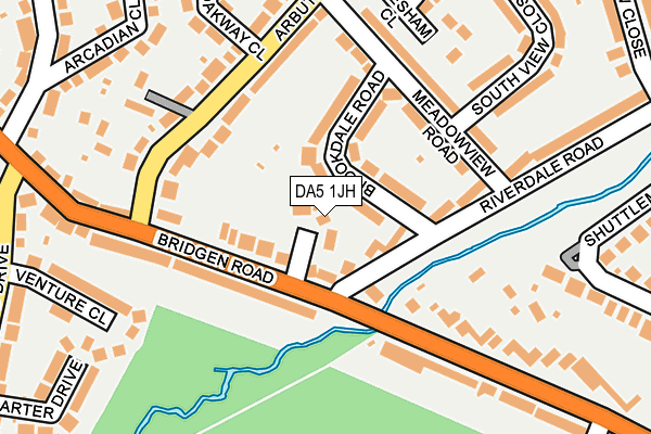 DA5 1JH map - OS OpenMap – Local (Ordnance Survey)