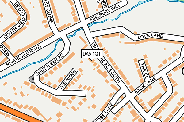 DA5 1QT map - OS OpenMap – Local (Ordnance Survey)