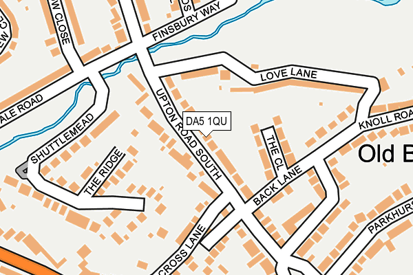 DA5 1QU map - OS OpenMap – Local (Ordnance Survey)