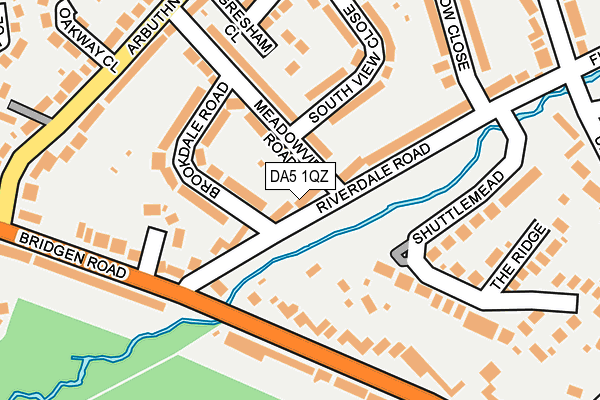 DA5 1QZ map - OS OpenMap – Local (Ordnance Survey)