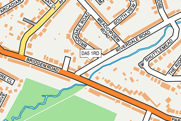 DA5 1RD map - OS OpenMap – Local (Ordnance Survey)