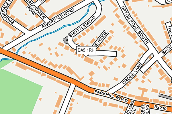 DA5 1RH map - OS OpenMap – Local (Ordnance Survey)