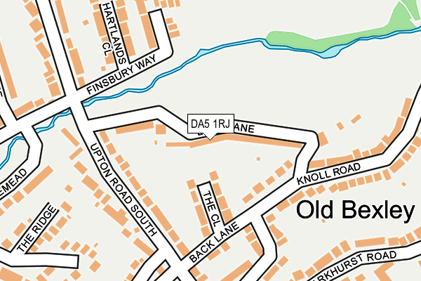 DA5 1RJ map - OS OpenMap – Local (Ordnance Survey)