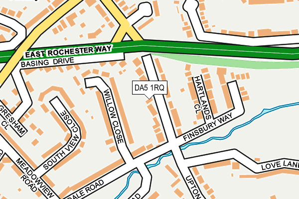 DA5 1RQ map - OS OpenMap – Local (Ordnance Survey)