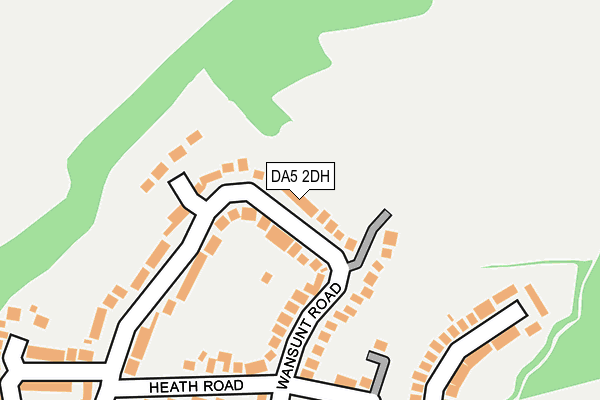 DA5 2DH map - OS OpenMap – Local (Ordnance Survey)