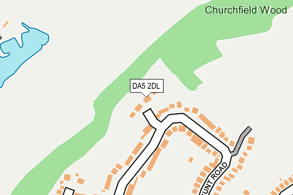 DA5 2DL map - OS OpenMap – Local (Ordnance Survey)