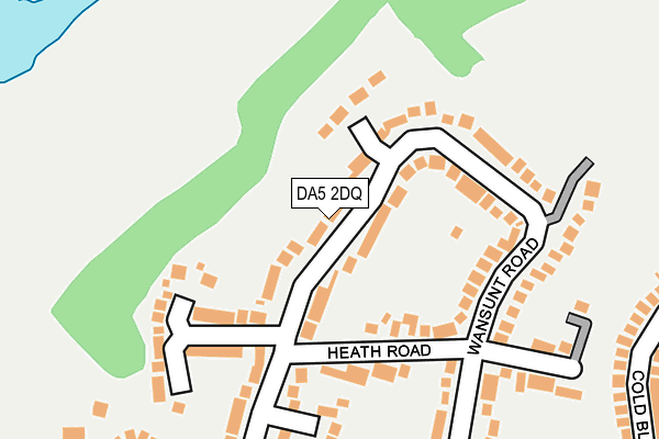 DA5 2DQ map - OS OpenMap – Local (Ordnance Survey)