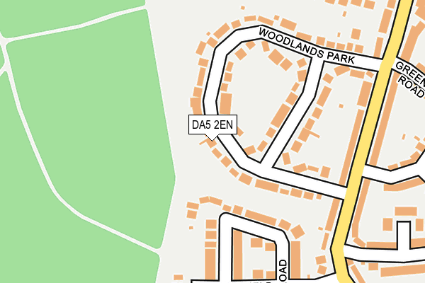 DA5 2EN map - OS OpenMap – Local (Ordnance Survey)