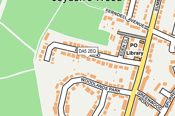 DA5 2EQ map - OS OpenMap – Local (Ordnance Survey)