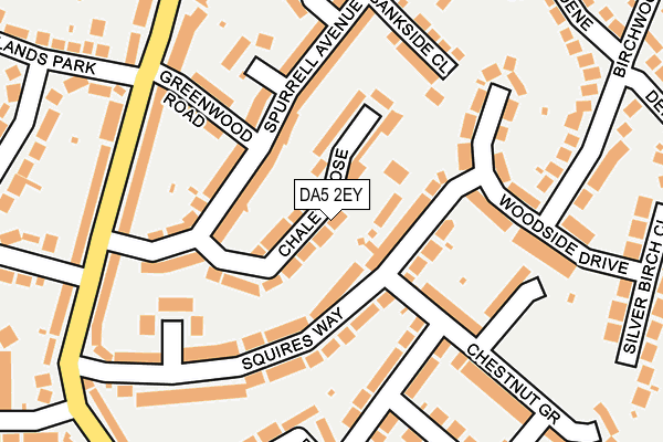 DA5 2EY map - OS OpenMap – Local (Ordnance Survey)