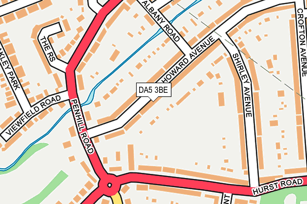 DA5 3BE map - OS OpenMap – Local (Ordnance Survey)