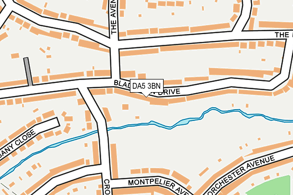 DA5 3BN map - OS OpenMap – Local (Ordnance Survey)