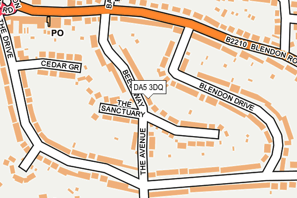 DA5 3DQ map - OS OpenMap – Local (Ordnance Survey)