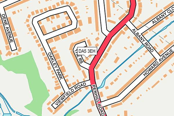 DA5 3EH map - OS OpenMap – Local (Ordnance Survey)