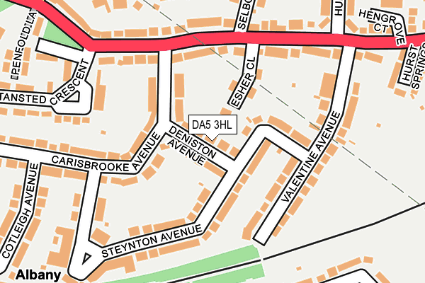 DA5 3HL map - OS OpenMap – Local (Ordnance Survey)