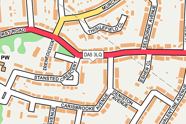 DA5 3LQ map - OS OpenMap – Local (Ordnance Survey)