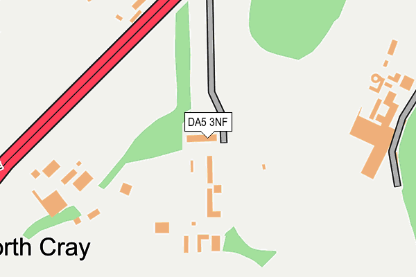 DA5 3NF map - OS OpenMap – Local (Ordnance Survey)