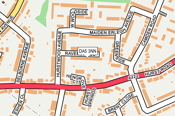 DA5 3NN map - OS OpenMap – Local (Ordnance Survey)