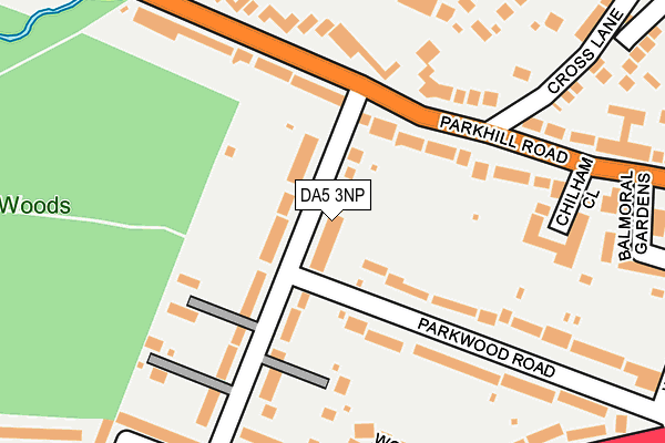 DA5 3NP map - OS OpenMap – Local (Ordnance Survey)
