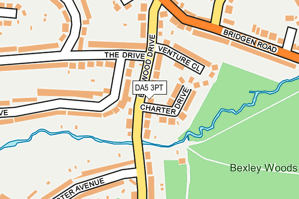 DA5 3PT map - OS OpenMap – Local (Ordnance Survey)