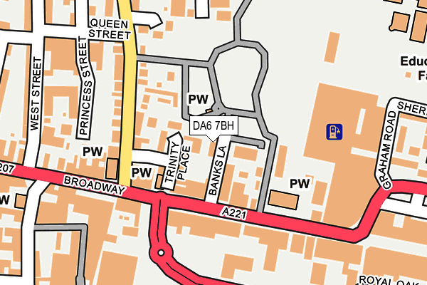 DA6 7BH map - OS OpenMap – Local (Ordnance Survey)