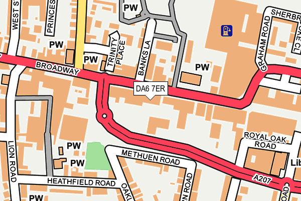 Map of GURU NANAK STORE LTD at local scale