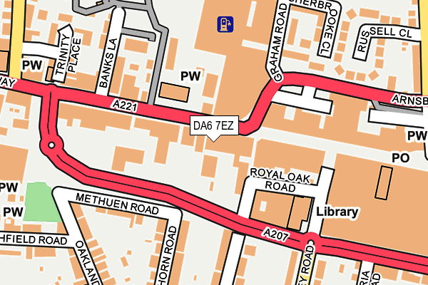 Map of SOUTHEND ASSETS HARTINGTON LTD at local scale