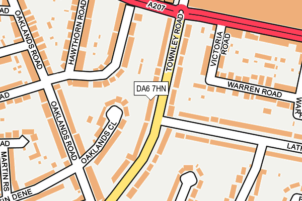 Map of HESTER HOMES LAND (NUMBER 02) LTD at local scale