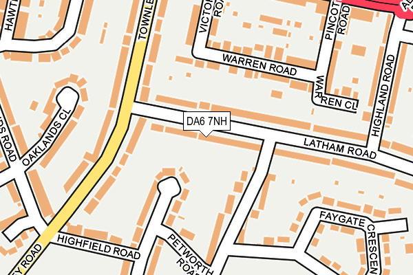 DA6 7NH map - OS OpenMap – Local (Ordnance Survey)