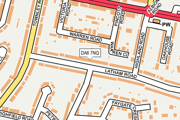DA6 7NQ map - OS OpenMap – Local (Ordnance Survey)