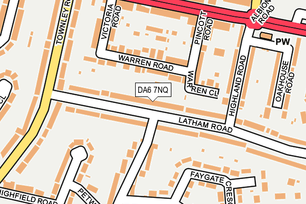 Map of IN OUT PROPERTY SERVICES LTD at local scale