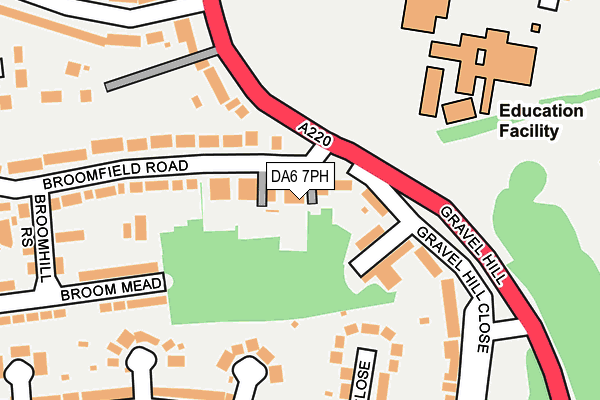 DA6 7PH map - OS OpenMap – Local (Ordnance Survey)