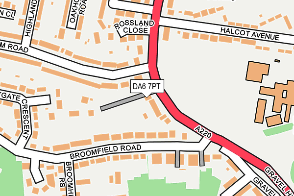 Map of ERECTOR LIFTS LIMITED at local scale