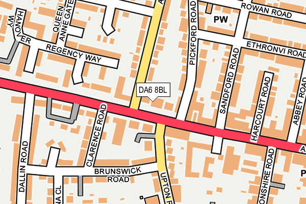 DA6 8BL map - OS OpenMap – Local (Ordnance Survey)