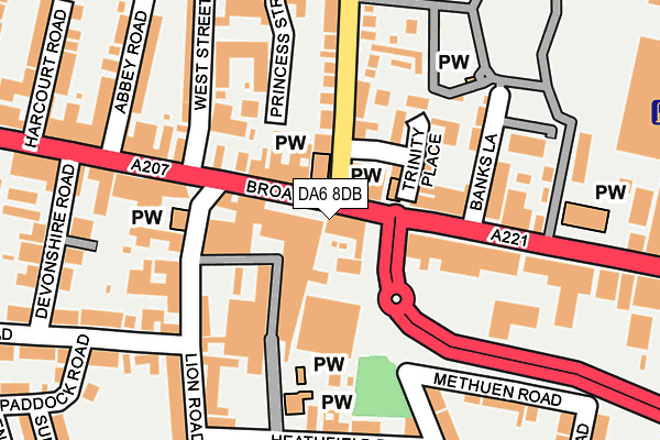 Map of MILESWATERMAN ACCOUNTANTS LIMITED at local scale