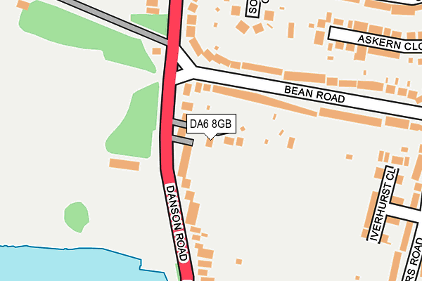 DA6 8GB map - OS OpenMap – Local (Ordnance Survey)
