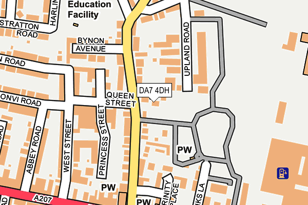 DA7 4DH map - OS OpenMap – Local (Ordnance Survey)