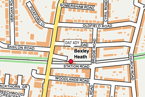 Map of SANDIV PROPERTIES LTD at local scale