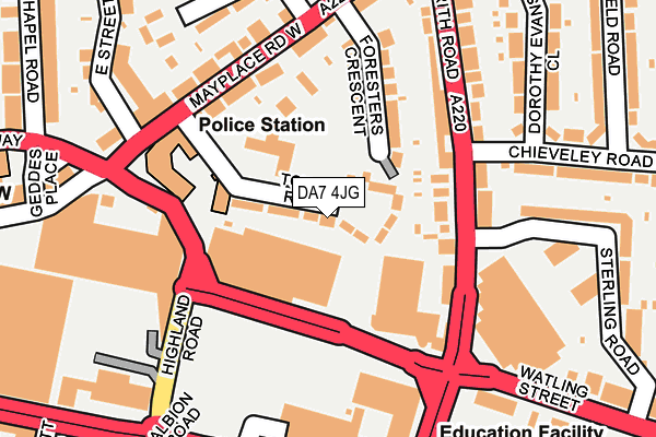 Map of COMFEM64 LIMITED at local scale