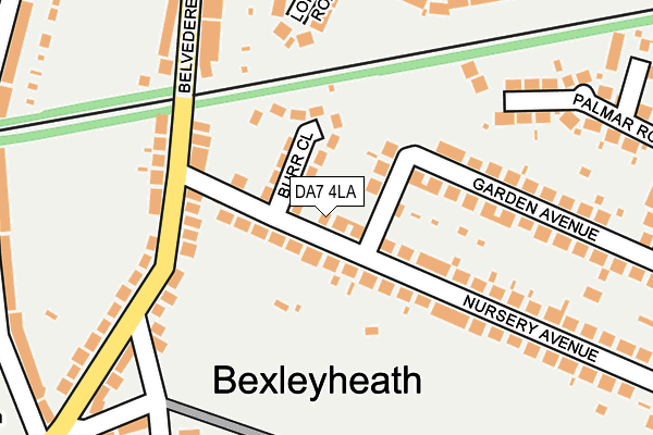 DA7 4LA map - OS OpenMap – Local (Ordnance Survey)